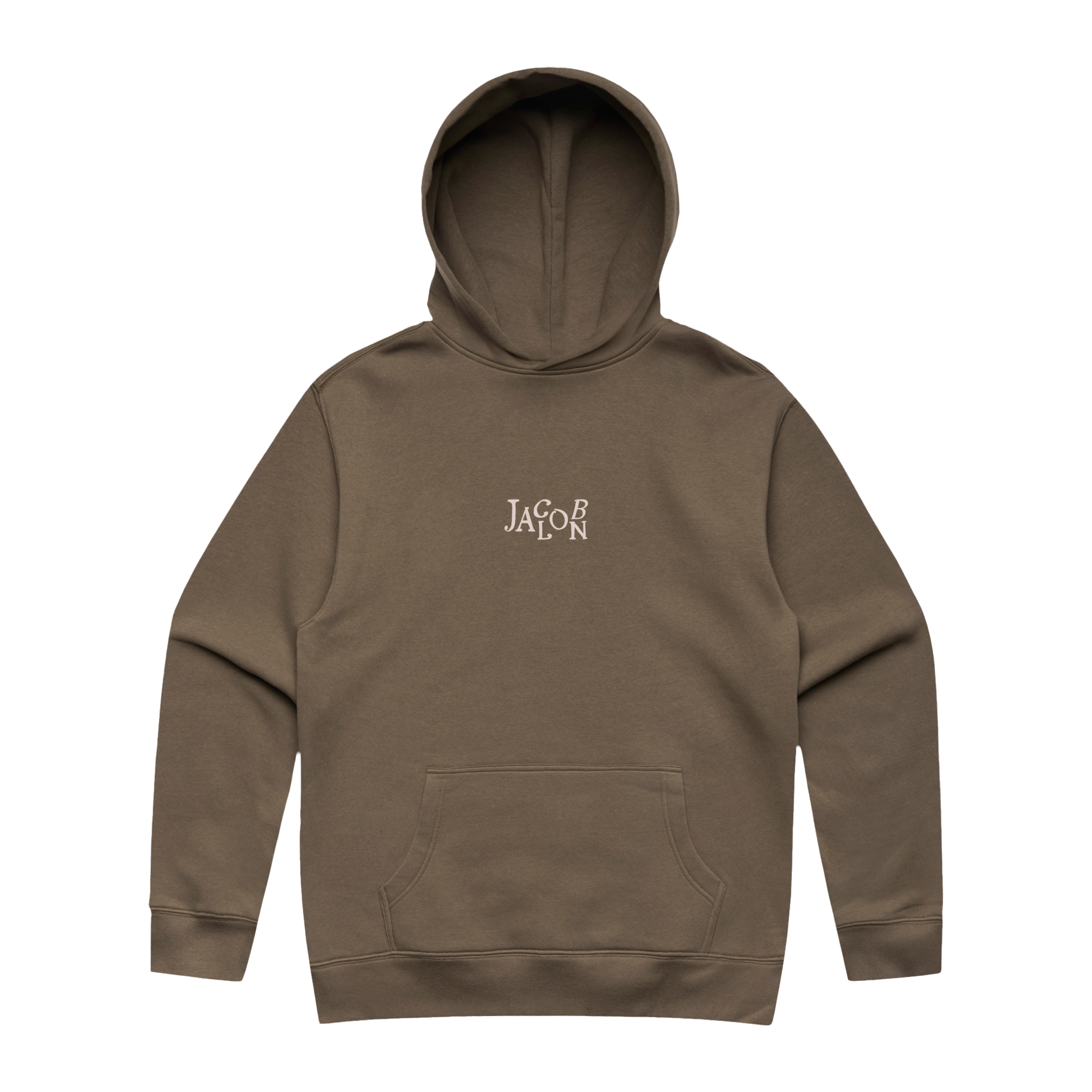 Jacob Alon - Precious Illustrations Brown Logo Hoodie